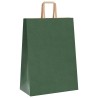 Sacs en papier 50 pcs avec poignées vert 32x17x44 cm 