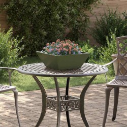 Jardinière en Bol pour le Jardin Olive 40x40x15 cm - Acier 