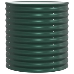 Jardin Lit de Jardin Vert 80x80x81 cm Acier Galvanisé 