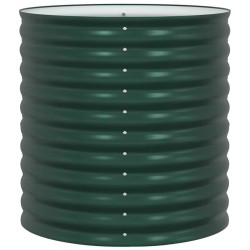 Jardin Lit de Jardin Vert 80x80x81 cm Acier Galvanisé 