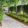 Bordure de jardin Rouillé 450 x 10 cm 