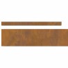 Bordure de jardin Rouillé 450 x 10 cm 