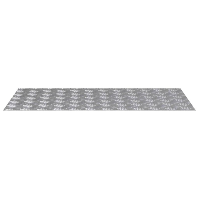 Plaques en alu à motifs en damier - 2 pcs Antidérapantes 100x50 cm 
