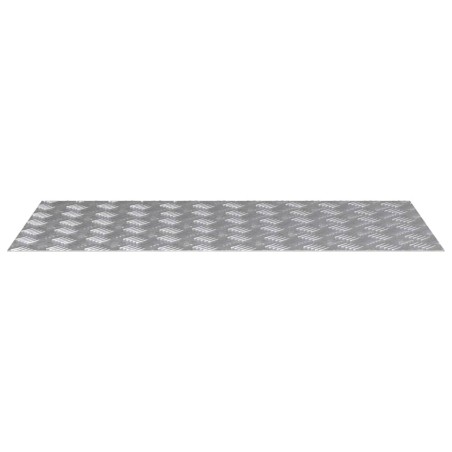 Plaques en alu à motifs en damier - 2 pcs Antidérapantes 100x50 cm 