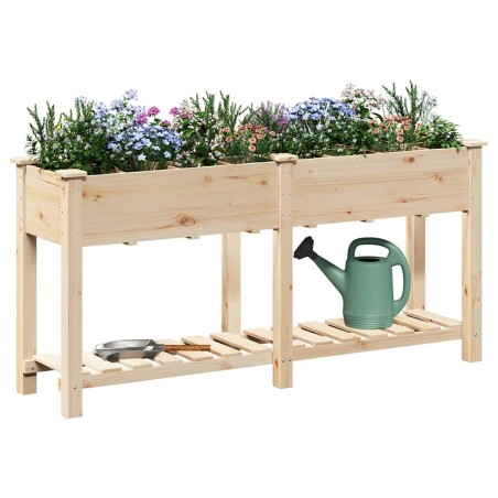 Jardinière avec Grilles 161x43x76 cm Bois Massif de Sapin 
