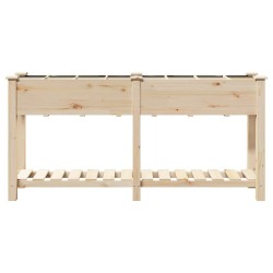 Jardinière avec Grilles 161x43x76 cm Bois Massif de Sapin 