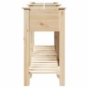 Jardinière avec Grilles 161x43x76 cm Bois Massif de Sapin 