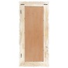 Miroir Blanc 110x50 cm Bois de manguier massif 