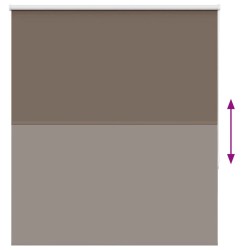 Store enrouleur occultant café 120x175cm largeur du tissu 