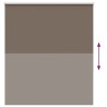 Store enrouleur occultant café 120x175cm largeur du tissu 