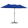 Parasol de jardin Bleu 380 x 196 x 235 cm 