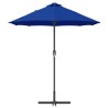 Parasol de jardin Bleu 380 x 196 x 235 cm 