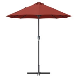 Parasol de jardin Couleur terre cuite 380 x 196 x 235 cm 