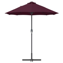 Parasol de jardin Rouge bordeaux 380 x 196 x 235 cm 