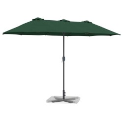 Parasol de jardin Vert 380 x 196 x 235 cm 