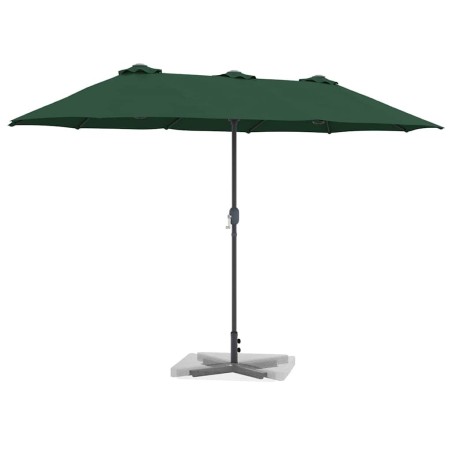Parasol de jardin Vert 380 x 196 x 235 cm 