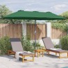 Parasol de jardin Vert 380 x 196 x 235 cm 