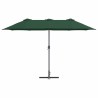 Parasol de jardin Vert 380 x 196 x 235 cm 