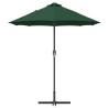 Parasol de jardin Vert 380 x 196 x 235 cm 