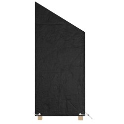 Housses de chaise de jardin 2 pcs 8 œillets 65x65x110/150 cm PE 