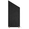 Housses de chaise de jardin 2 pcs 8 œillets 65x65x110/150 cm PE 