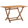 Table de jardin pliable 120x70x75 cm Bois d'acacia massif 