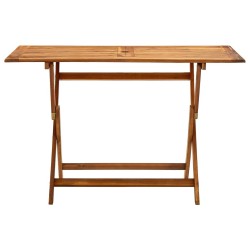 Table de jardin pliable 120x70x75 cm Bois d'acacia massif 