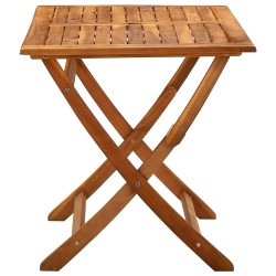 Table de jardin pliable 120x70x75 cm Bois d'acacia massif 