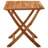 Table de jardin pliable 120x70x75 cm Bois d'acacia massif 