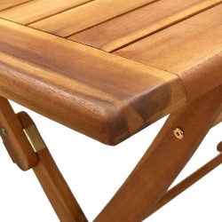 Table de jardin pliable 120x70x75 cm Bois d'acacia massif 