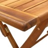 Table de jardin pliable 120x70x75 cm Bois d'acacia massif 