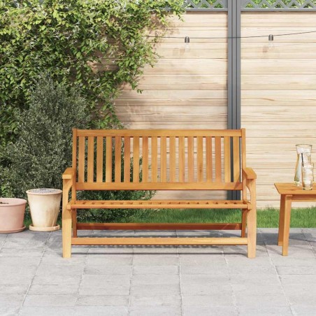 Banc de jardin 122,5 x 77 x 74 cm en acacia massif 
