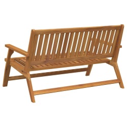 Banc de jardin 122,5 x 77 x 74 cm en acacia massif 