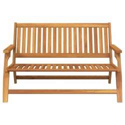 Banc de jardin 122,5 x 77 x 74 cm en acacia massif 