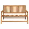 Banc de jardin 122,5 x 77 x 74 cm en acacia massif 