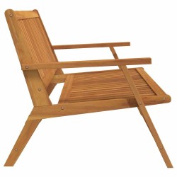 Banc de jardin 122,5 x 77 x 74 cm en acacia massif 