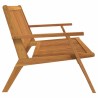 Banc de jardin 122,5 x 77 x 74 cm en acacia massif 