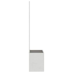 Jardinier avec Panneau Décoratif Argent 50 x 140 cm 