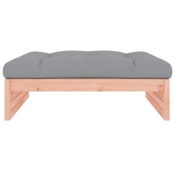 Repose-pied de jardin 120x80 cm massif de douglas 
