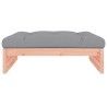 Repose-pied de jardin 120x80 cm massif de douglas 