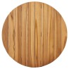 Table de Bistrot de Jardin Ø70x75 cm en Bois Massif de Teck 