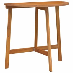 Ensemble de Bistro de Jardin Pliant 3 Pièces en Bois Acacia de 
