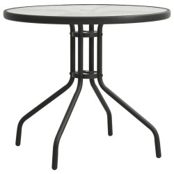 Table de bistro Anthracite Ø80x71 cm Acier 