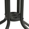 Table de bistro Anthracite Ø80x71 cm Acier 