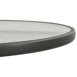 Table de bistro Anthracite Ø80x71 cm Acier 