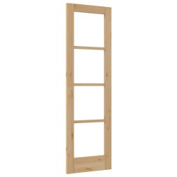 porte intérieure avec verre 'ORKDAL'61x198,5x4 cm en bois massif de pin 