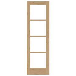 porte intérieure avec verre 'ORKDAL'61x198,5x4 cm en bois massif de pin 