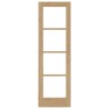 porte intérieure avec verre 'ORKDAL'61x198,5x4 cm en bois massif de pin 