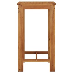 Table de bar de jardin 60x60x105 cm Bois d'acacia solide  