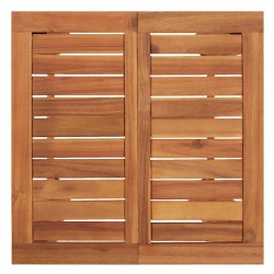 Table de bar de jardin 60x60x105 cm Bois d'acacia solide  